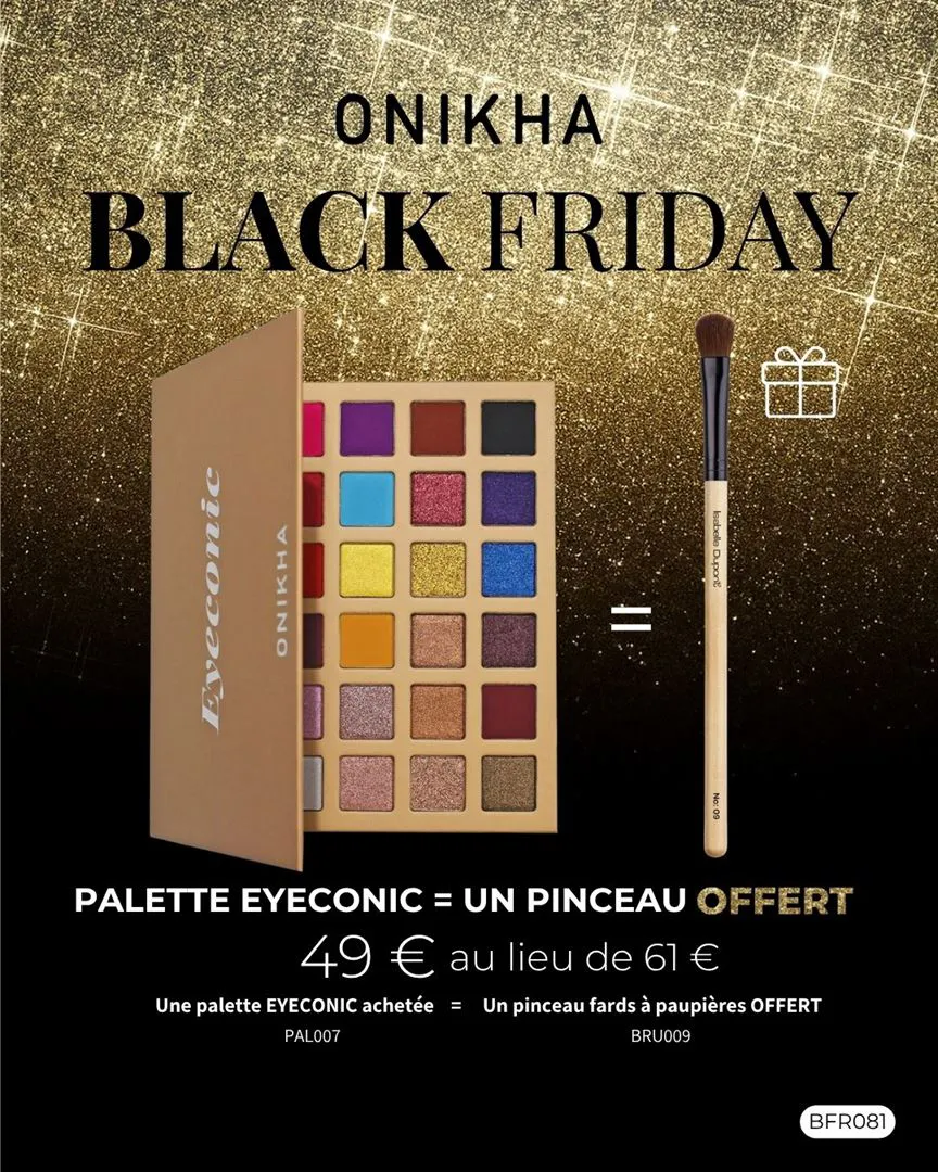 PALETTE REGARD EYECONIC + PINCEAU OFFERT