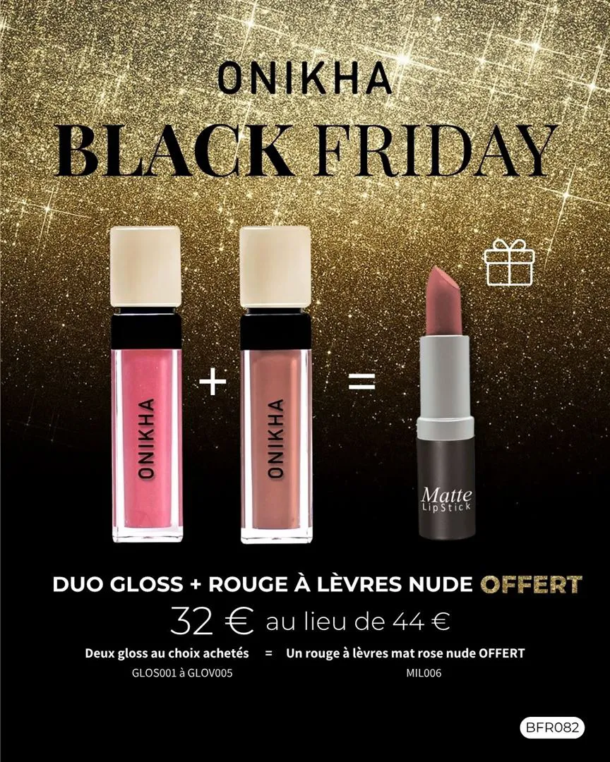DUO GLOSS + ROUGE À LÈVRES NUDE OFFERT