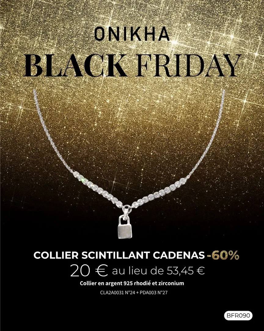 COLLIER SCINTILLANT CADENAS