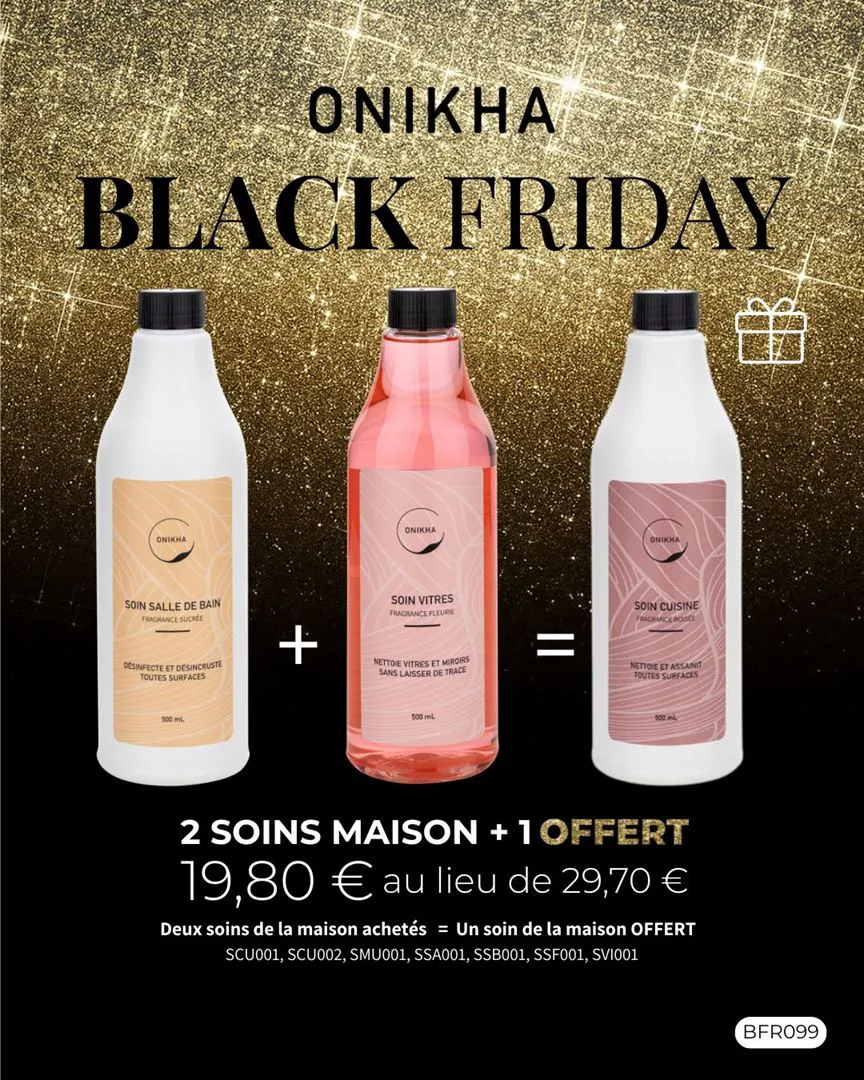 2 SOINS MAISON + 1 OFFERT