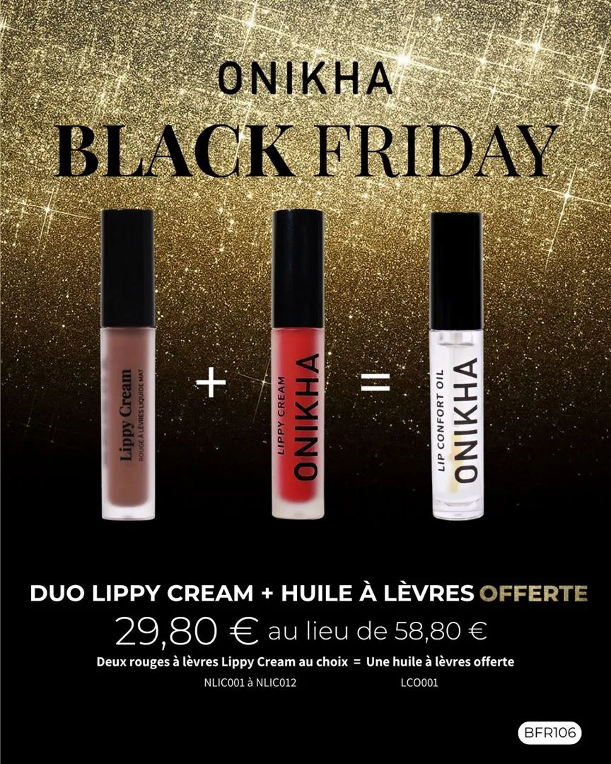 DUO LIPPY CREAM + HUILE LEVRES OFFERTE