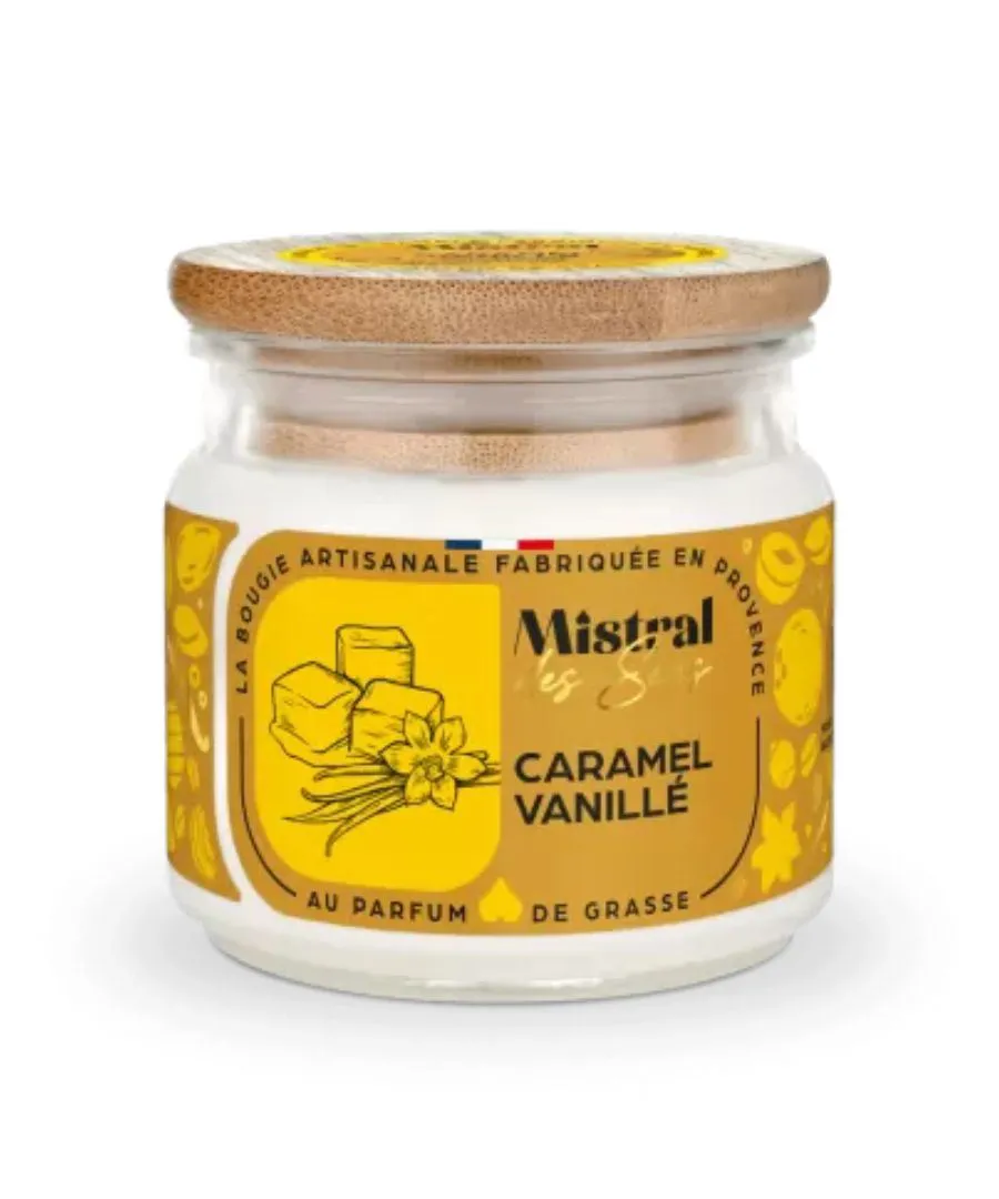 BOUGIE PARFUMEE CARAMEL VANILLE 