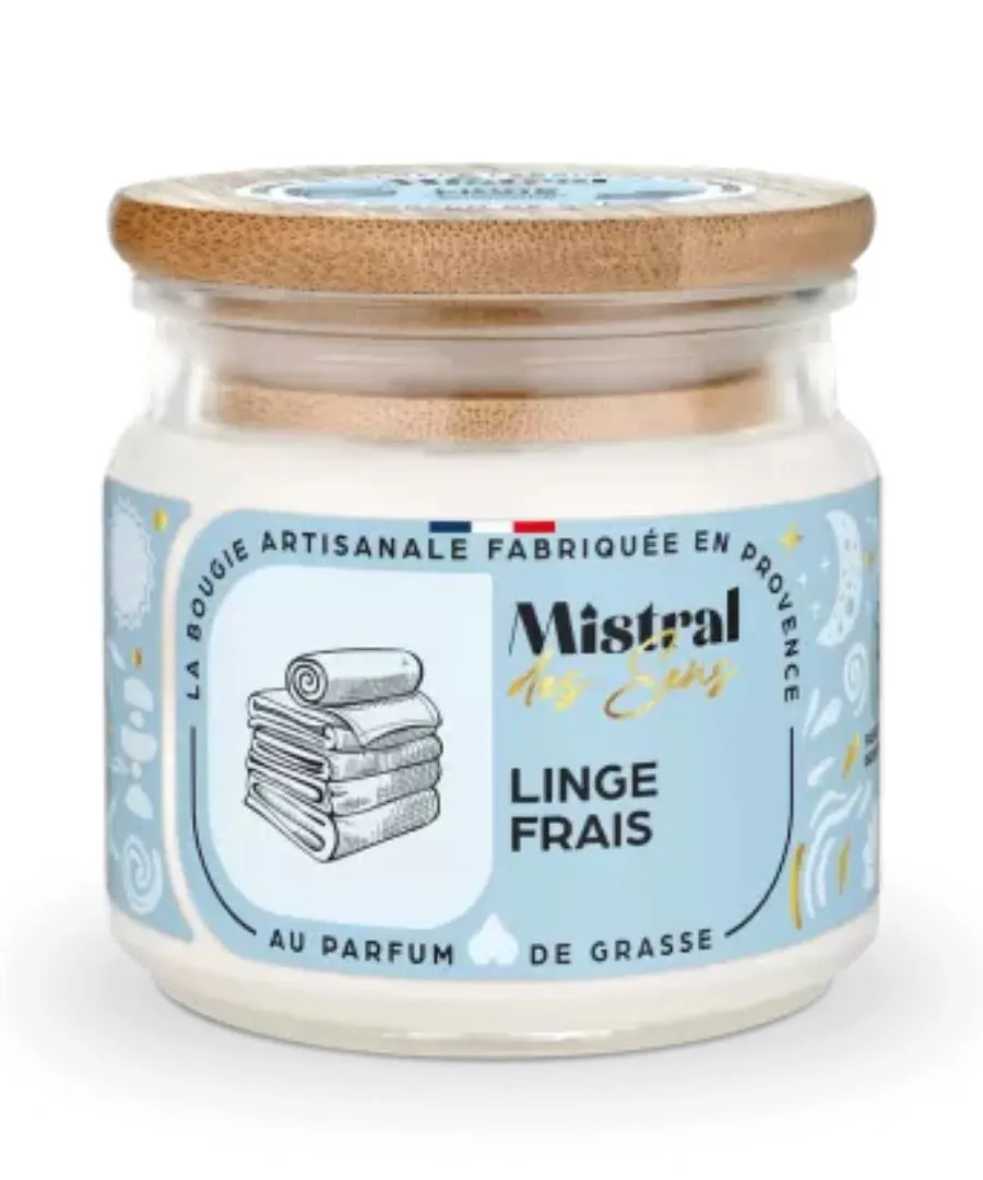 BOUGIE PARFUMEE LINGE FRAIS