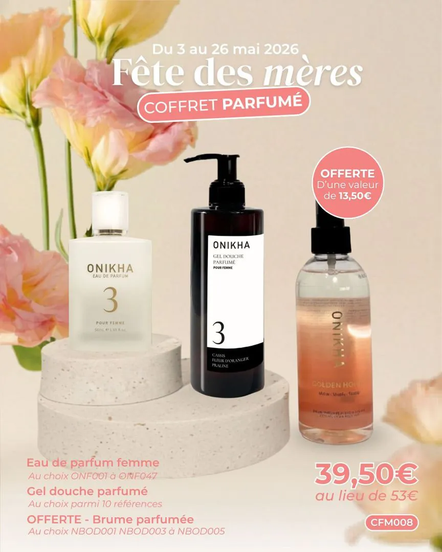 OFFRE PARFUMEE F&Ecirc;TE DES M&Egrave;RES 