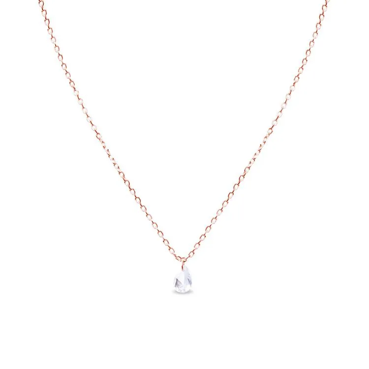 COLLIER MINIMALISTE ARGENT & OR ROSE