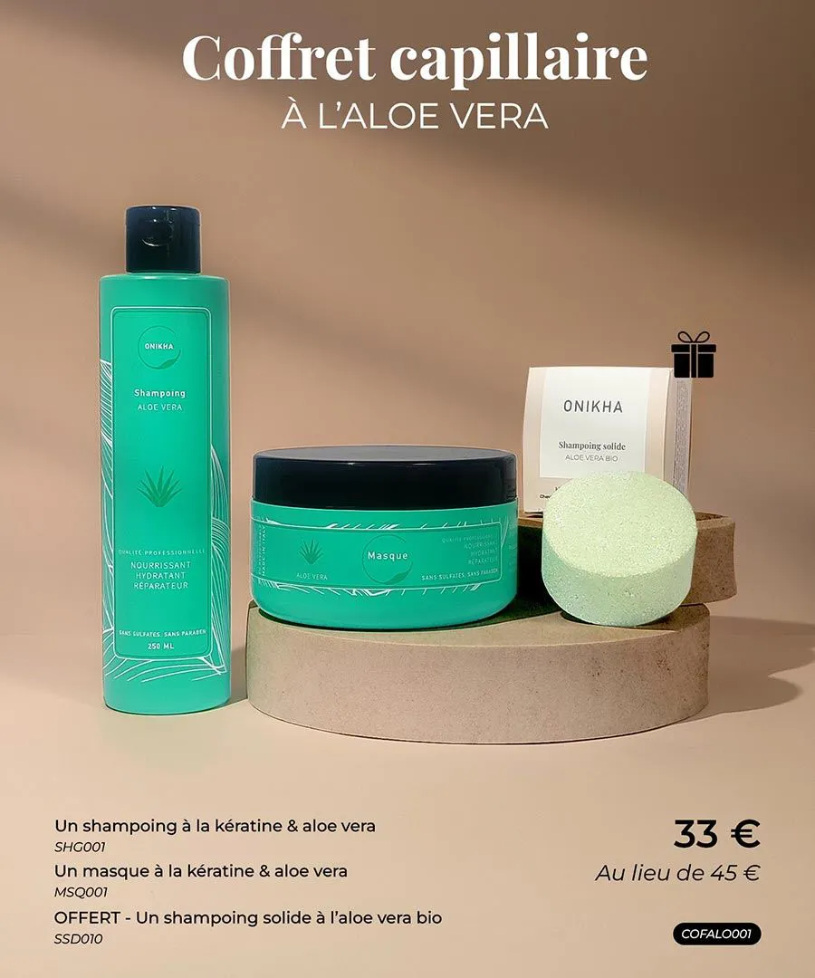 COFFRET SOIN CAPILLAIRE ALOE INTENSE