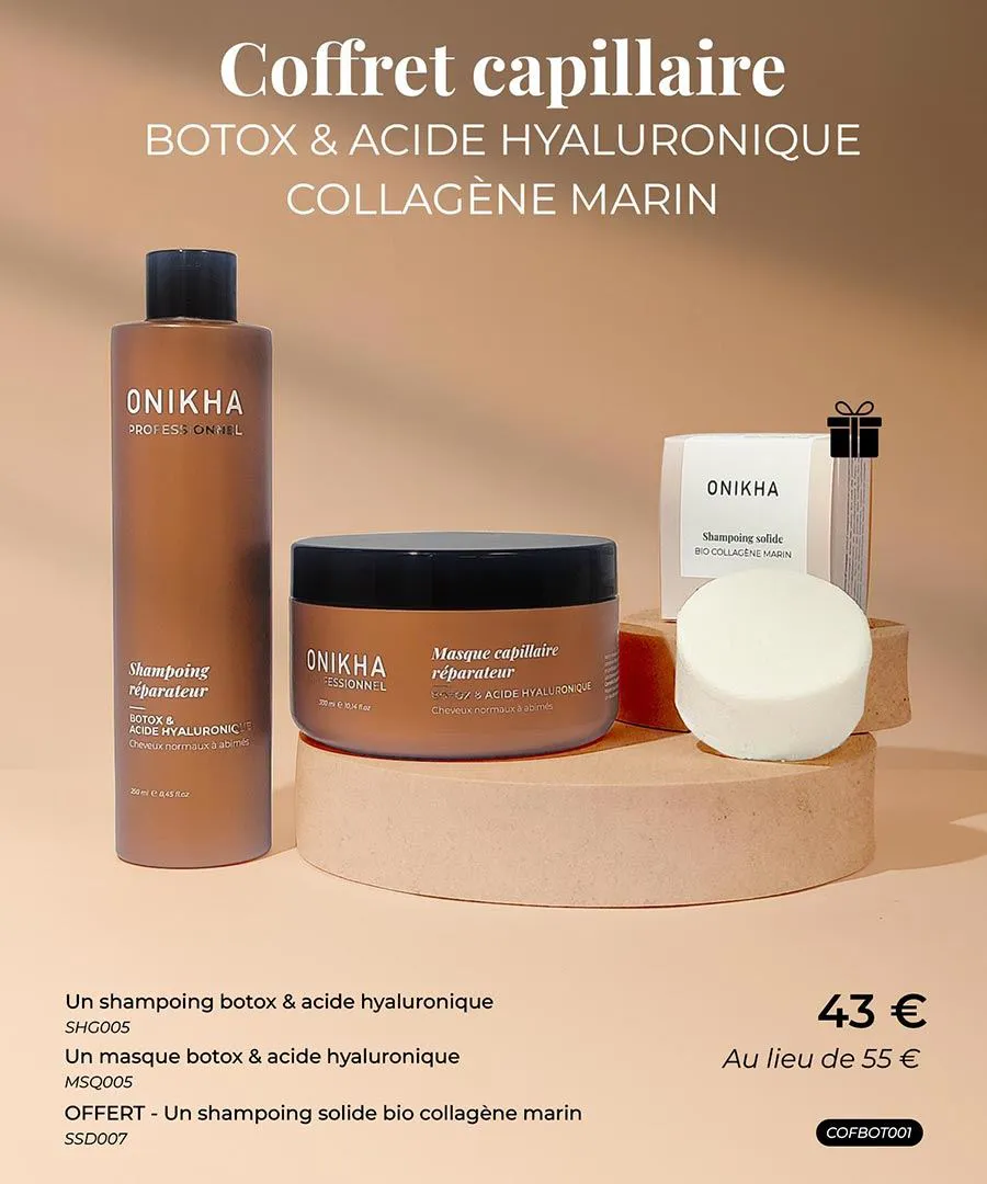 COFFRET SOIN CAPILLAIRE BOTOX & AC HYALURONIQUE