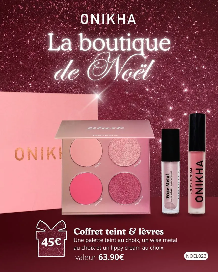 COFFRET TEINT & LEVRES