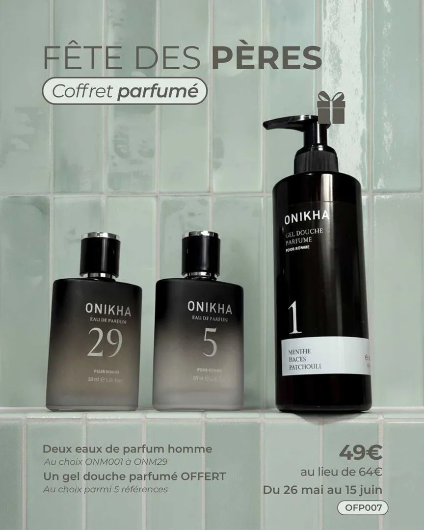 COFFRET PARFUME FETE DES PERES