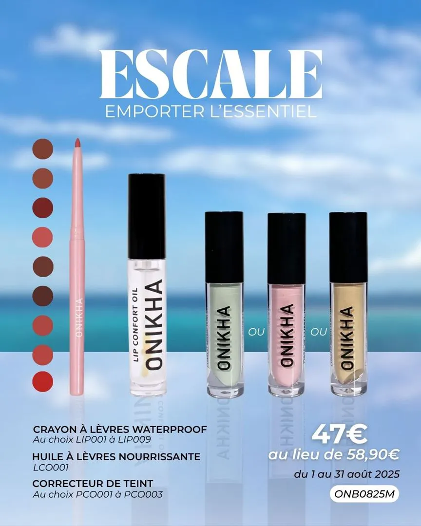 BOX ESCALE MAQUILLAGE