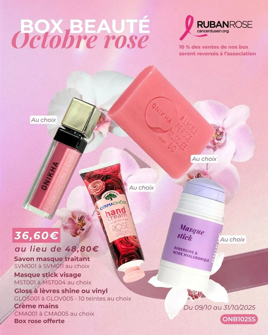 BOX BEAUTÉ OCTOBRE ROSE V2