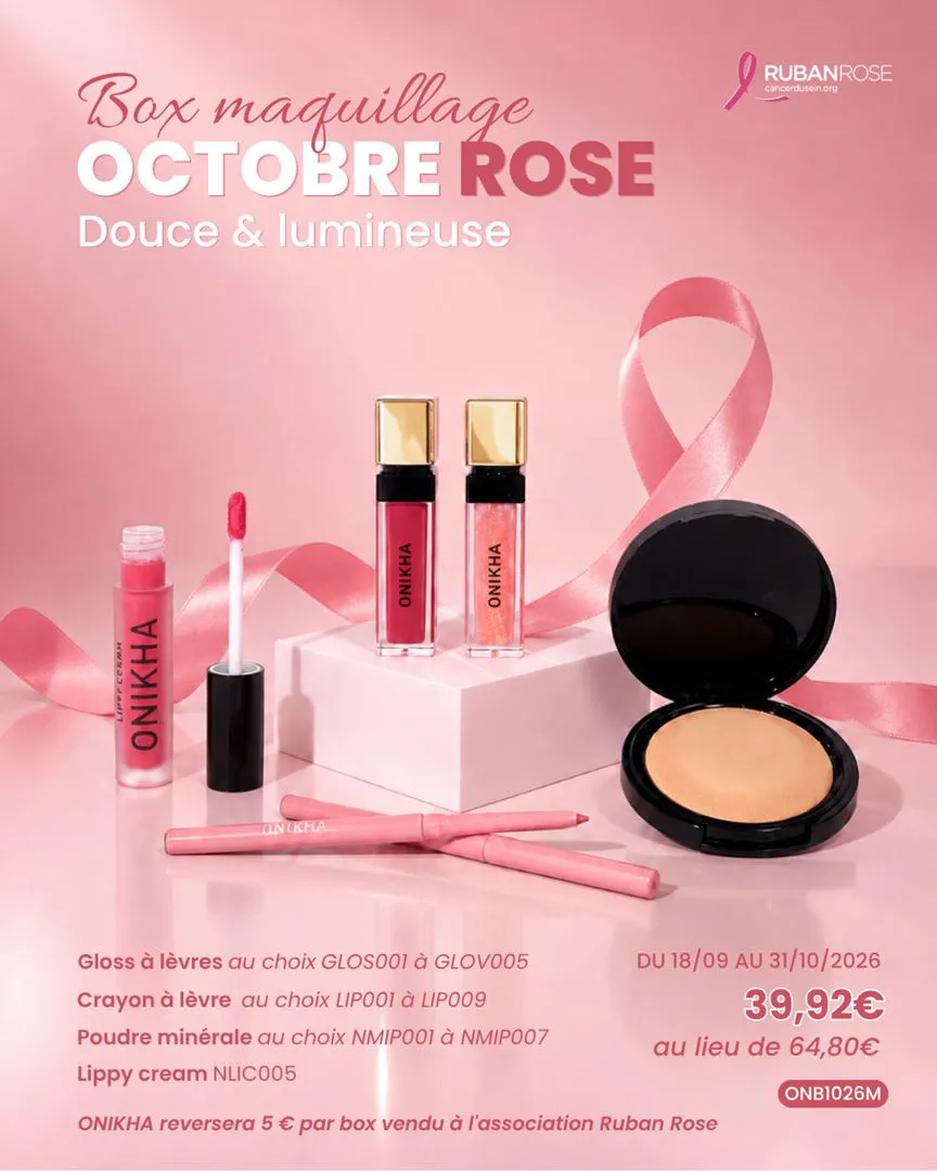 BOX OCTOBRE ROSE MAKE UP 2026