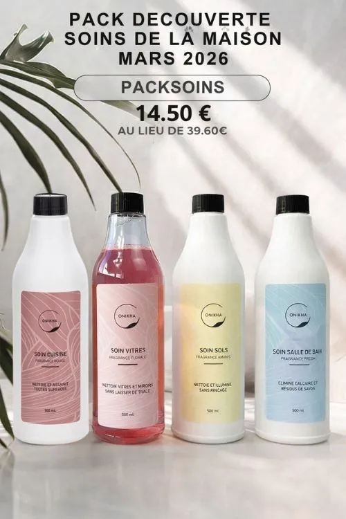 PACK DECOUVERTE SOINS DE LA MAISON