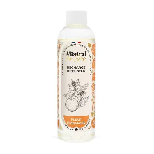RECHARGE DIFFUSEUR PARFUME FLEUR D'ORANGER
