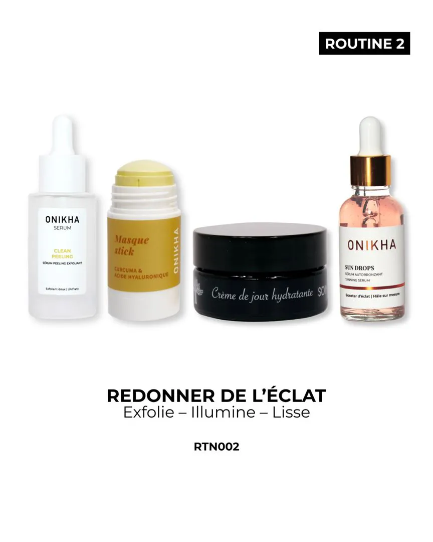 ROUTINE REDONNER DE L'ECLAT