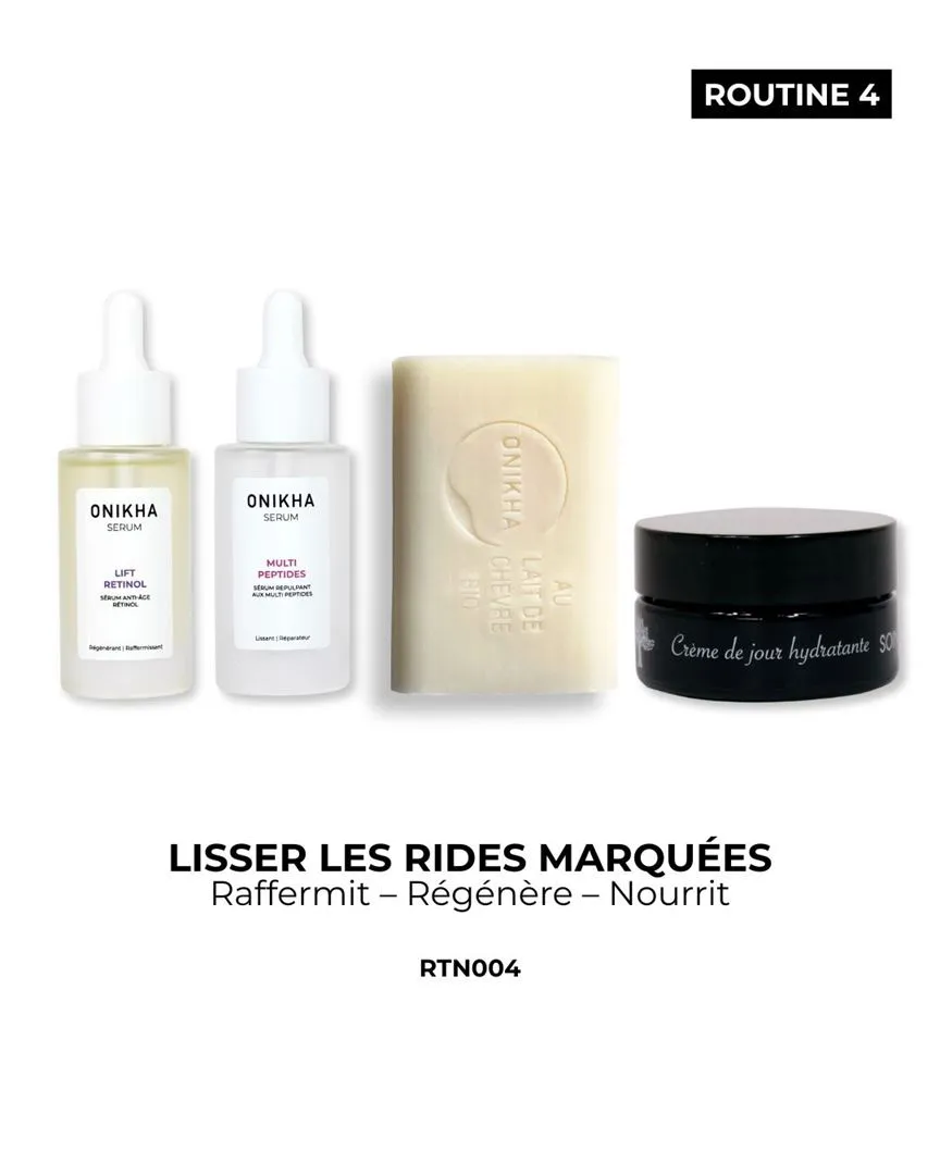 ROUTNE LISSER LES RIDES MARQUEES