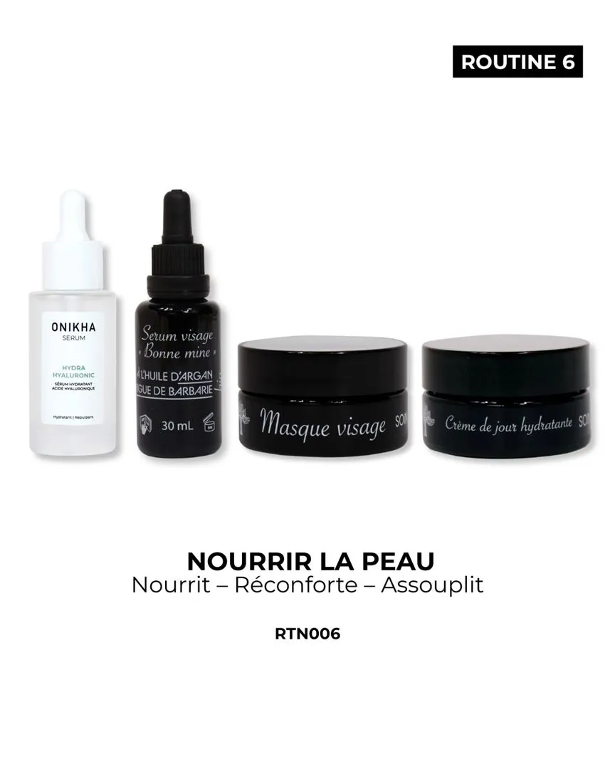 ROUTINE NOURRIR LA PEAU