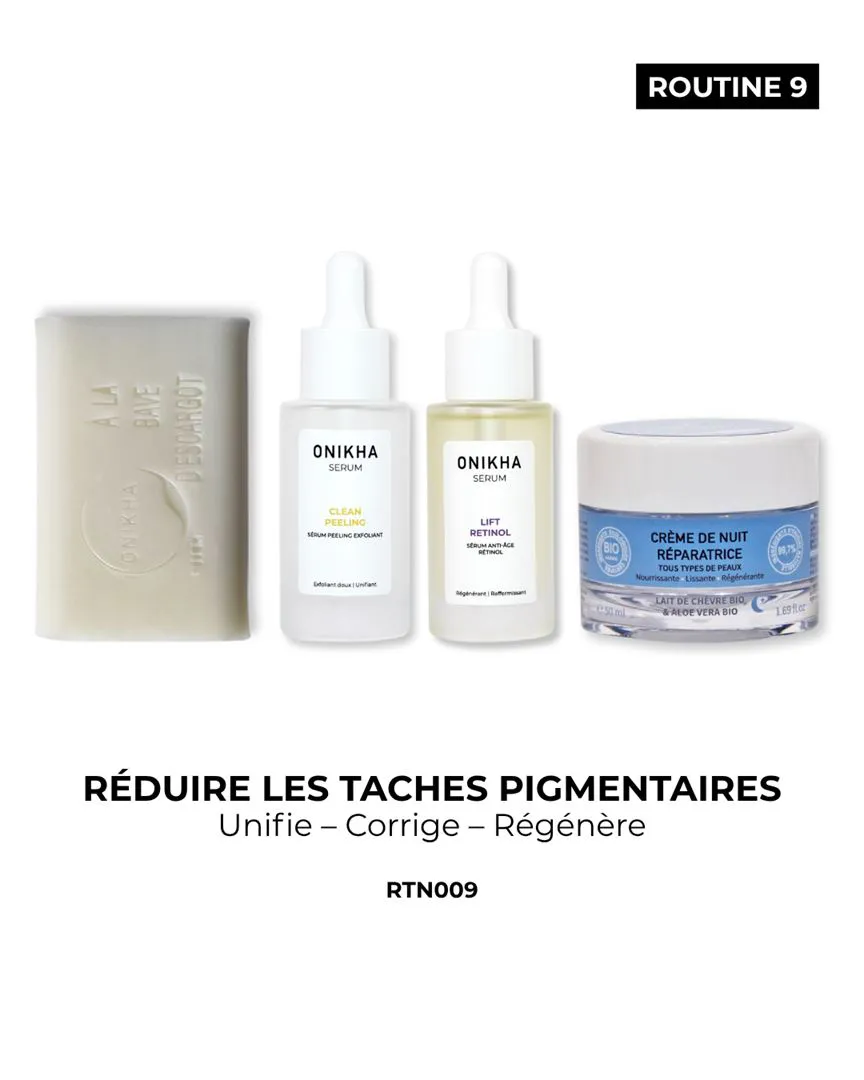 ROUTINE REDUIRE LES TACHES PIGMENTAIRES