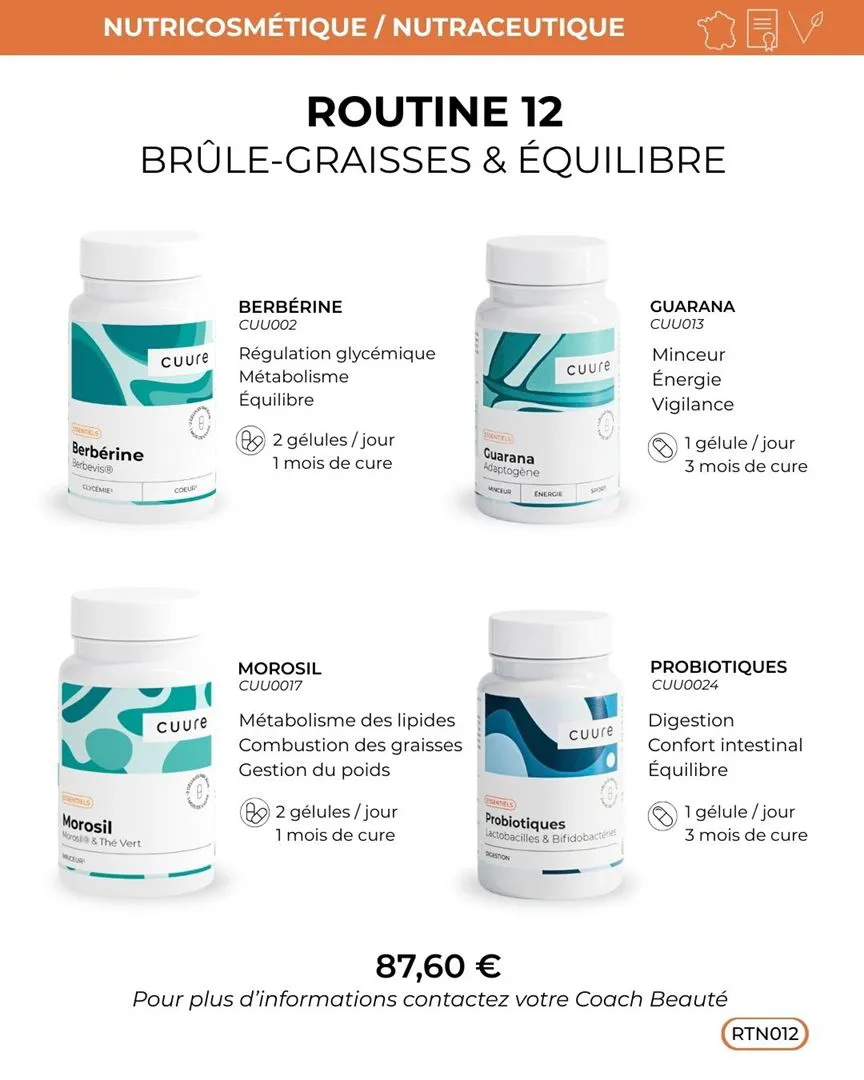 BRULE GRAISSES ET EQUILIBRE