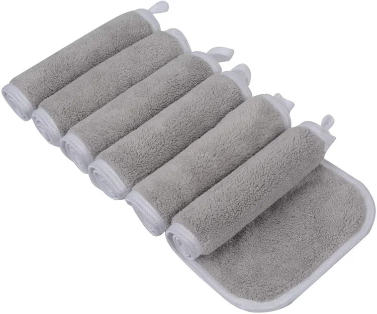 SERVIETTE DÉMAQUILLANTE RÉUTILISABLE GRISE 