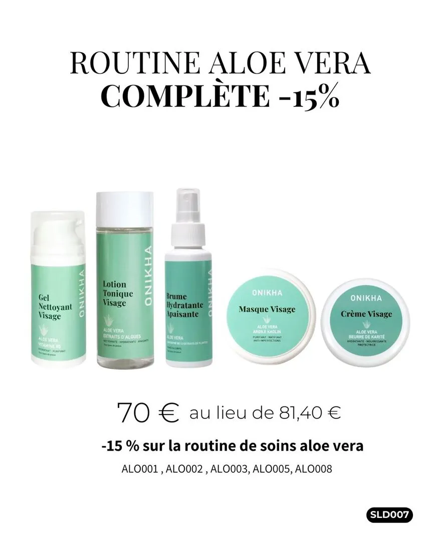 ROUTINE ALOE VERA COMPL&Egrave;TE