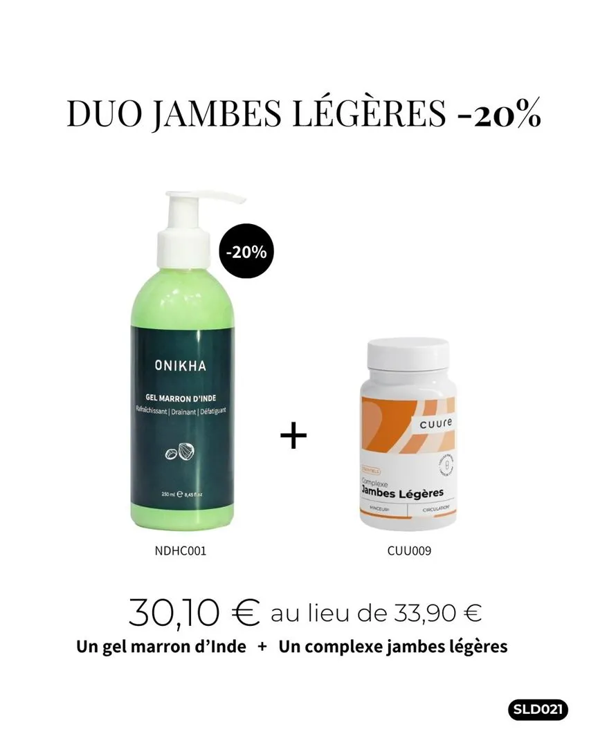 DUO JAMBES L&Eacute;G&Egrave;RES
