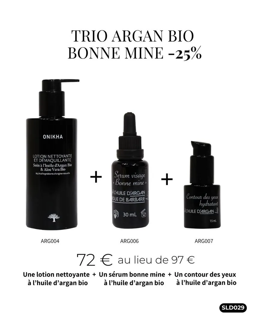 TRIO ARGAN BONNE MINE