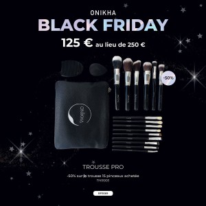 TROUSSE 15 PINCEAUX PRO BLACK FRIDAY