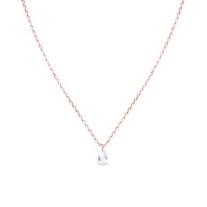 COLLIER MINIMALISTE ARGENT & OR ROSE