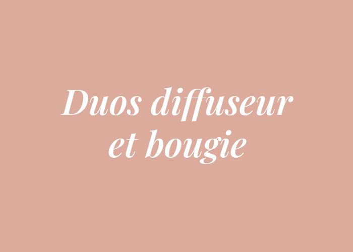 DUOS DIFFUSEUR BOUGIE