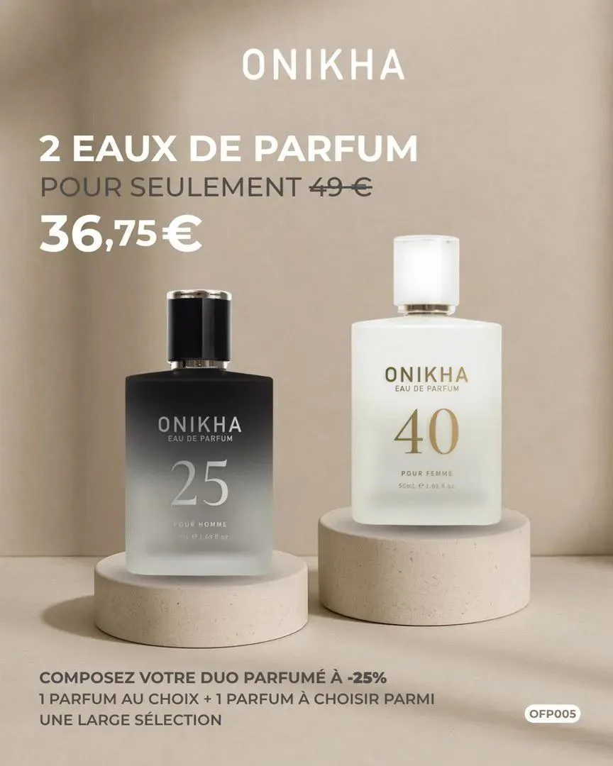                                      OFFRE PARFUMS