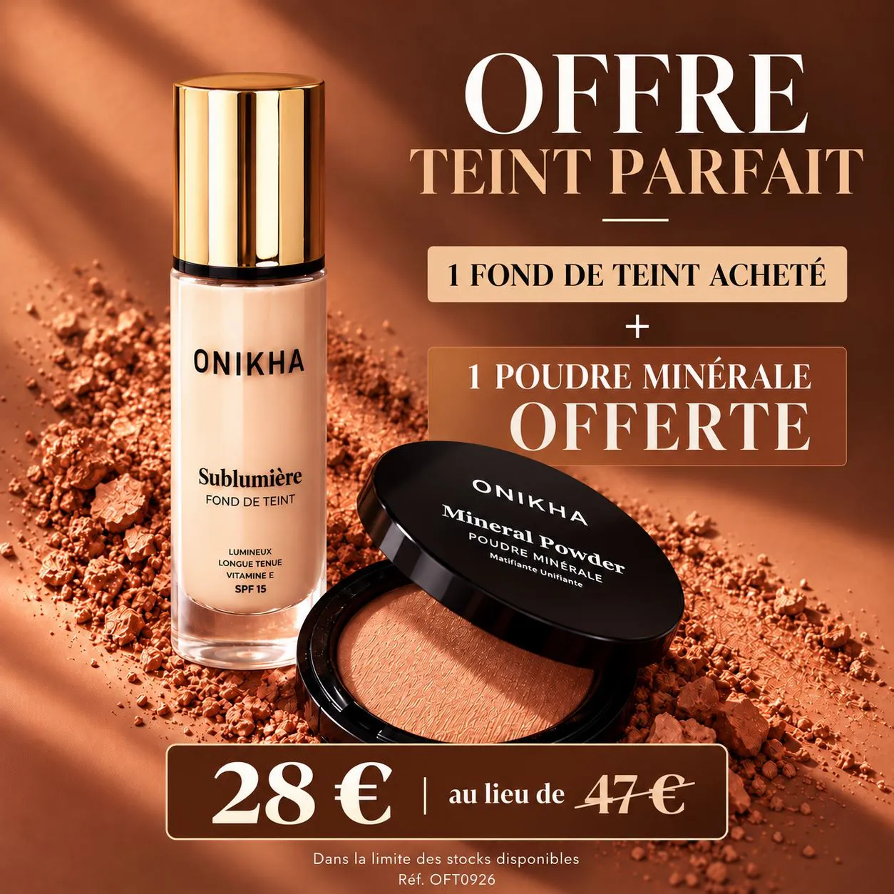                                        OFFRE TEINT