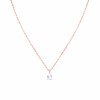 COLLIER MINIMALISTE ARGENT & OR ROSE